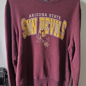 Arizona State Sun Devils ’47 Brand Maroon Crewneck Sweatshirt M